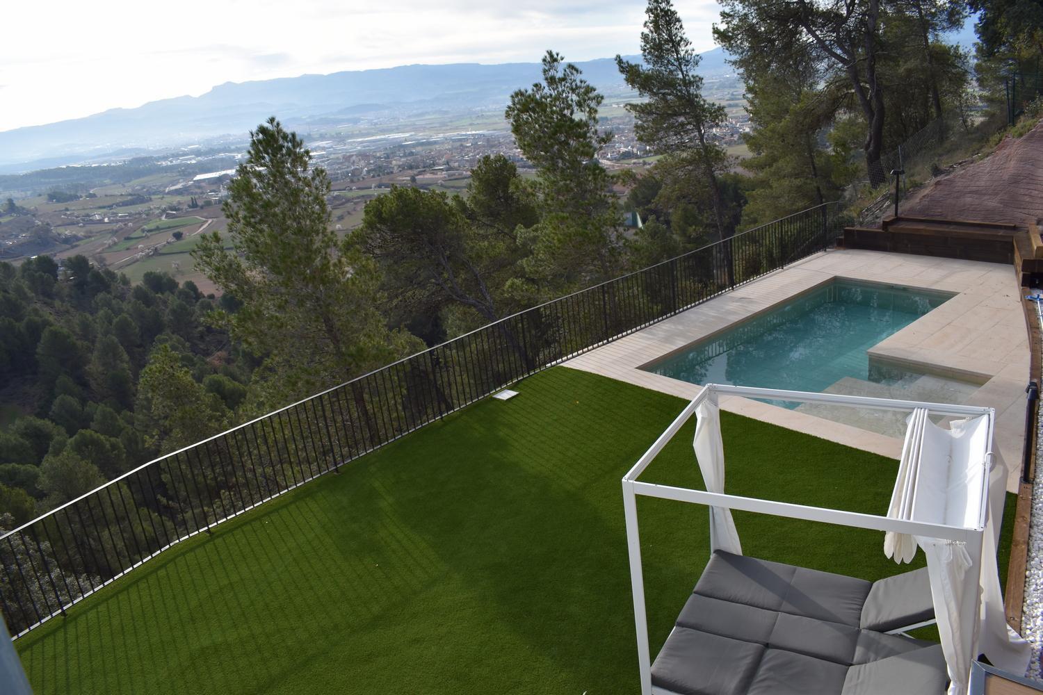 Ferienwohnung Eagle'S Nest Castellnou de Bages Exterior foto